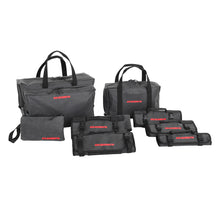 Load image into Gallery viewer, Go Rhino XVenture Gear First Aid Roll - Large (5x5in. Closed) 12oz Waxed Canvas - Black Cargo Boxes &amp; Bags Go Rhino
