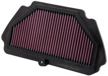 Load image into Gallery viewer, K&amp;N Replacement Air FIlter 09-12 Kawasaki ZX6R Ninja 600 / 09-10 ZX6R Ninja Monster Energy 600 Air Filters - Drop In K&amp;N Engineering

