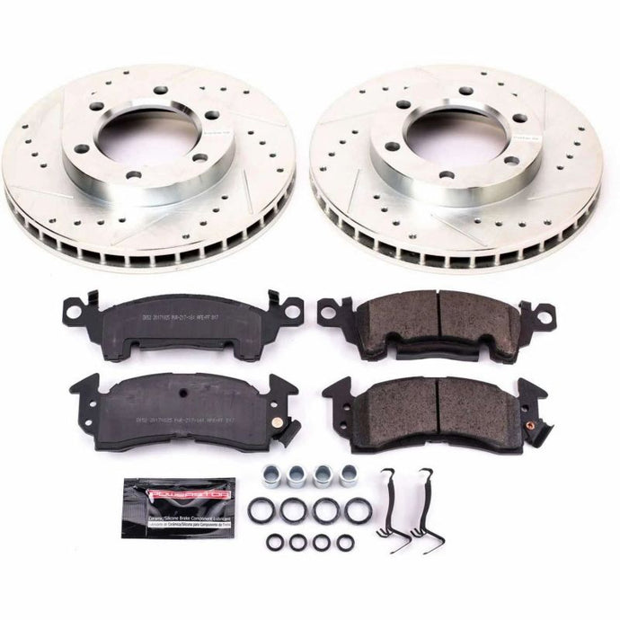 Power Stop 71-74 Chevrolet Blazer Front Z23 Evolution Sport Brake Kit Brake Kits - Performance D&S PowerStop   