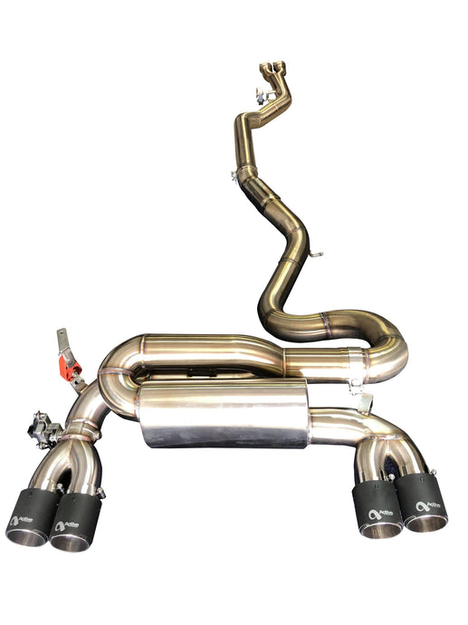 F87 M2 COMPETITION SIGNATURE EXHAUST SYSTEM INCLUDES ACTIVE F-BRACE Exhaust ACTIVE AUTOWERKE Brushed Silver  