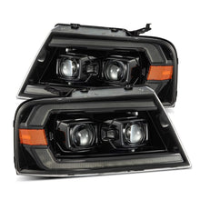 Load image into Gallery viewer, AlphaRex 04-08 Ford F150 PRO-Series Projector Headlights Chrome w/ Sequential Signal and DRL Headlights AlphaRex
