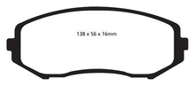 Load image into Gallery viewer, EBC 08+ Suzuki Grand Vitara 2.4 Greenstuff Front Brake Pads Brake Pads - Performance EBC   
