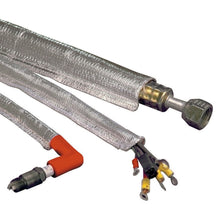 Load image into Gallery viewer, DEI Heat Sheath 1/2in I.D. x 3ft - Aluminized Sleeving - Sewn Edge Thermal Sleeves DEI
