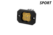 Load image into Gallery viewer, Diode Dynamics Stage Series C1 LED Pod Sport - Yellow Flood Flush ABL Each Light Accessories and Wiring Diode Dynamics   
