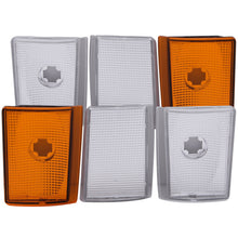 Load image into Gallery viewer, ANZO Corner Lights 1988-1993 Chevrolet C1500 Euro Corner Lights 4 Crystal Chrome / 2 Crystal Amber Lights Corner ANZO
