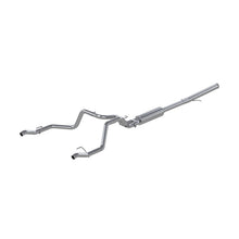 Load image into Gallery viewer, MBRP 19-Up Chevy Silverado 1500 6.2L 2.5in Catback Dual Rear Exit T304 SS Catback MBRP
