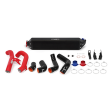 Load image into Gallery viewer, Mishimoto 2016+ Honda Civic 1.5T / 2017+ Honda Civic Si Black Intercooler Kit w/Red Pipes Intercooler Kits Mishimoto
