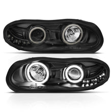 Load image into Gallery viewer, ANZO 1998-2002 Chevrolet Camaro Projector Headlights w/ Halo Black Headlights ANZO
