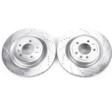 Load image into Gallery viewer, Power Stop 2017 Land Rover Discovery Rear Evolution Drilled &amp; Slotted Rotors - Pair Brake Rotors - Slot &amp; Drilled PowerStop
