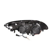 Load image into Gallery viewer, ANZO 2004-2005 Honda Civic Projector Headlights w/ Halo Black Headlights ANZO
