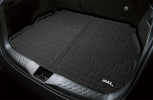 3D Maxpider 23-24 Kia Sportage Kagu Cargo Liner- Black Seatback Floor Mats - Rubber 3D MAXpider   