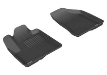 Load image into Gallery viewer, 3D MAXpider 2007-2009 Hyundai Santa Fe Kagu 1st Row Floormat - Black Floor Mats - Rubber 3D MAXpider   

