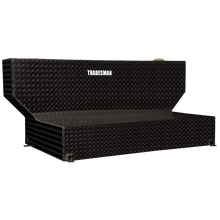 Load image into Gallery viewer, Tradesman Aluminum L-Shape Liquid Storage Tank (101 Gallon Capacity) - Black Truck Boxes &amp; Storage Tradesman
