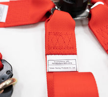 Load image into Gallery viewer, NRG FIA 6pt 2in. Shoulder Belt for HANS Device/ Rotary Cam Lock Buckle/ 3in. Waist Belt - Red Seat Belts &amp; Harnesses NRG
