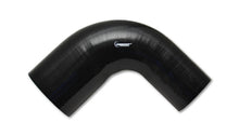 Load image into Gallery viewer, Vibrant 4 Ply Reinforced Silicone 90 degree Transition Elbow - 2.75in I.D. x 3in I.D. (BLACK) Silicone Couplers &amp; Hoses Vibrant
