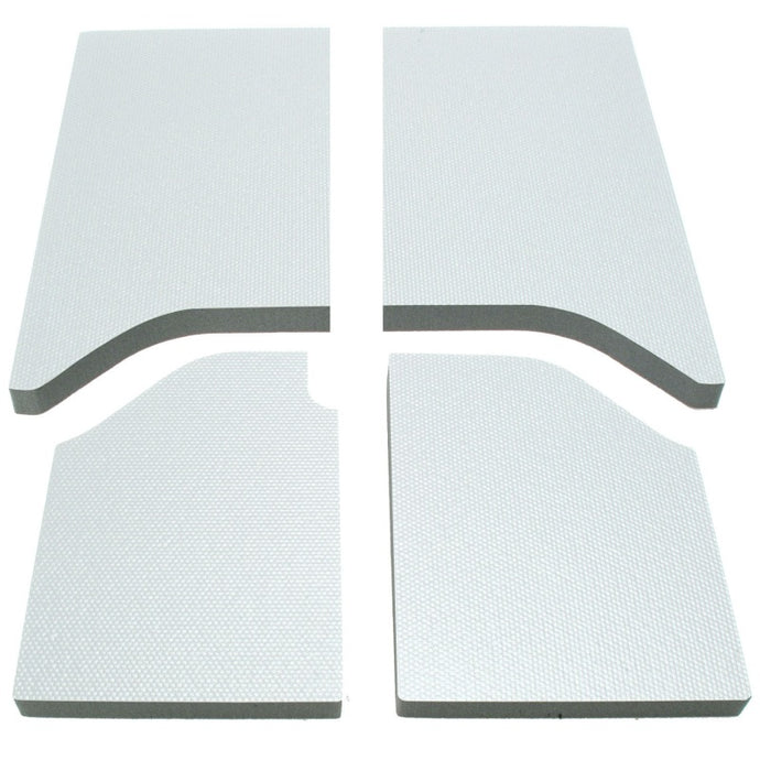 DEI 11-18 Jeep Wrangler JK 2-Door Boom Mat Headliner - 4 Piece - White Hard Top Accessories DEI