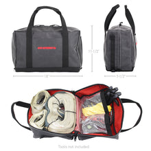 Load image into Gallery viewer, Go Rhino XVenture Gear Recovery Bag (7.5x11.5x18in. Closed) 12oz Waxed Canvas - Black Cargo Boxes &amp; Bags Go Rhino
