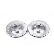 Power Stop 00-04 Buick LeSabre Front Evolution Drilled & Slotted Rotors - Pair Brake Rotors - Slot & Drilled PowerStop