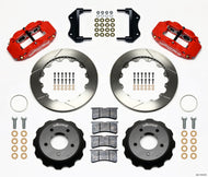Wilwood Narrow Superlite 6R Front Hat Kit 12.88in Red 84-87 Corvette C4 Big Brake Kits Wilwood