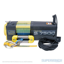 Load image into Gallery viewer, Superwinch 7500 LBS 12V DC 5/16in x 54ft Synthetic Rope S7500 Winch Winches Superwinch
