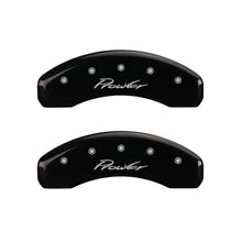 Load image into Gallery viewer, MGP 4 Caliper Covers Engraved Front &amp; Rear Prowler Black finish silver ch Caliper Covers MGP
