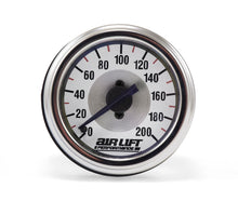 Load image into Gallery viewer, Air Lift Single Needle Gauge- 200 PSI Gauges Air Lift
