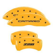 Load image into Gallery viewer, MGP 4 Caliper Covers Engraved Front &amp; Rear MOPAR Red finish silver ch Caliper Covers MGP
