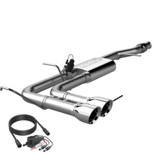 Load image into Gallery viewer, QTP 14-18 Chevy Silverado 1500 4.8L/5.3L EC/CC SB 304SS Screamer Cat-Back Side Exit w/4.5in Tips Catback QTP
