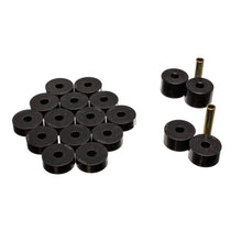 Load image into Gallery viewer, Energy Suspension 74-75 Jeep CJ5/CJ7/CJ8 Scrambler Black Body (Cab) Mount Set Bushing Kits Energy Suspension
