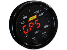 Load image into Gallery viewer, AEM X-Series 0-160 MPH Black Bezel w/ Black Face GPS Speedometer Gauge Gauges AEM
