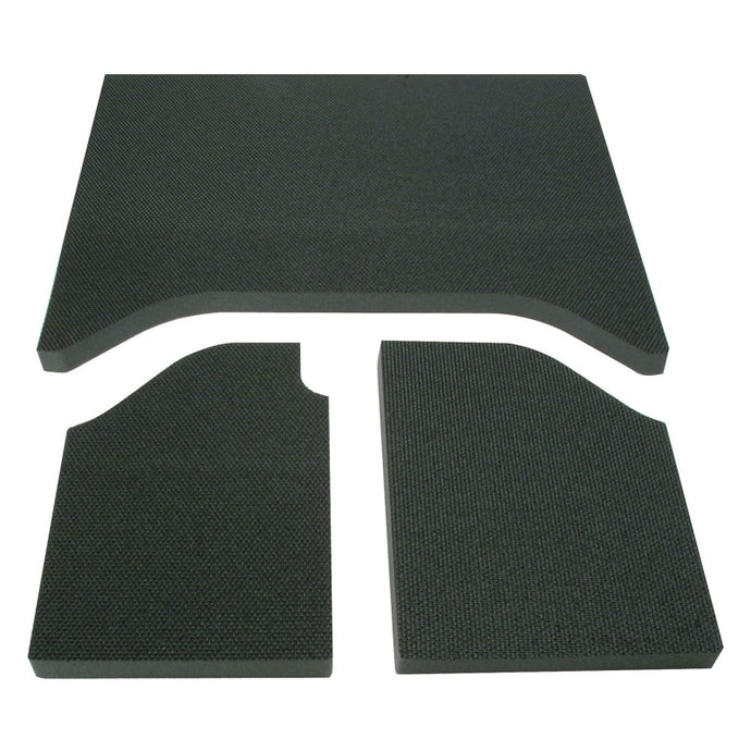 DEI 07-10 Jeep Wrangler JK 2-Door Boom Mat Headliner - 3 Piece - Black Hard Top Accessories DEI