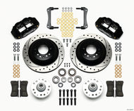 Wilwood Narrow Superlite 6R Front Hub & 1PC Rtr Kit 12.88in Dril 70-78 Camaro Big Brake Kits Wilwood