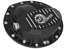 Load image into Gallery viewer, AFE Rear Differential Cover Black w/Machined Fins Nissan Titan XD 16-19 - w/Oil Diff Covers aFe
