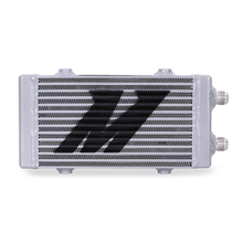 Load image into Gallery viewer, Mishimoto Universal Small Bar and Plate Dual Pass Silver Oil Cooler Oil Coolers Mishimoto

