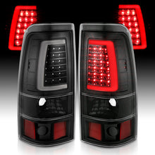 Load image into Gallery viewer, ANZO 1999-2002 Chevy Silverado 1500 LED Taillights Plank Style Black w/Clear Lens Tail Lights ANZO
