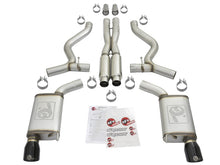 Load image into Gallery viewer, aFe MACHForce XP 3in 304 SS Loud Tone Cat-Back w/ Black Tips 15-17 Ford Mustang V6-3.7L/V8-5.0L Catback aFe
