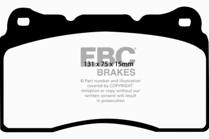 EBC 17-21 Honda Civic Type-R (FK8) Bluestuff Front Brake Pads Brake Pads - Racing EBC   