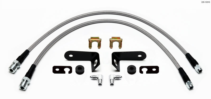 Wilwood Flexline Kit Honda CRZ 2011-up Front Brake Line Kits Wilwood