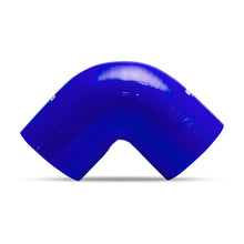 Load image into Gallery viewer, Mishimoto 4in. 90 Degree Coupler - Blue Silicone Couplers &amp; Hoses Mishimoto
