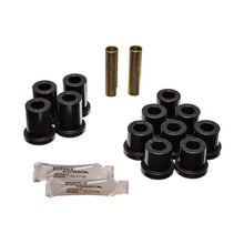 Load image into Gallery viewer, Energy Suspension 55-57 Chevy Bel Air Black Rear Leaf Spring Bushing Set Bushing Kits Energy Suspension
