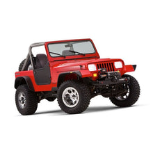 Load image into Gallery viewer, Bushwacker 87-95 Jeep Wrangler Flat Style Flares 4pc Excludes Renegade - Black Fender Flares Bushwacker
