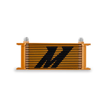 Load image into Gallery viewer, Mishimoto Universal 16-Row Oil Cooler Gold Oil Coolers Mishimoto
