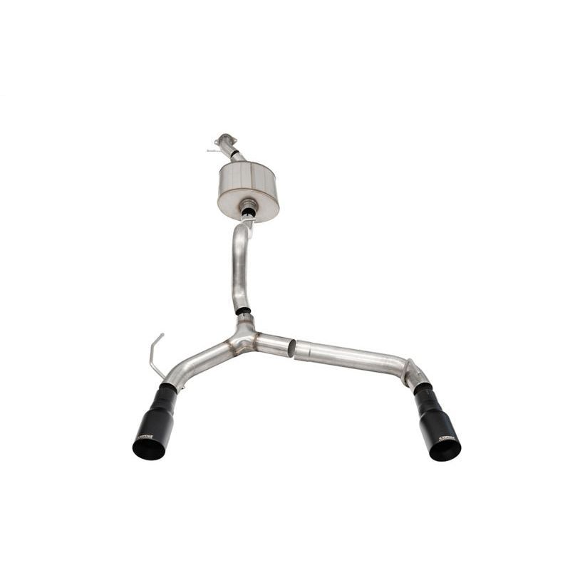 Corsa 21-24 Ford Bronco 2.7L 2-Door 2.75in Cat-Back Dual Rear Exhaust w/ 4in Straight-Cut Black Tips Catback CORSA Performance