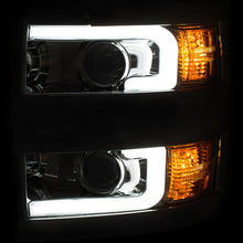 Load image into Gallery viewer, ANZO Projector Headlights 15-17 Chevrolet Silverado 2500HD / 3500HD Chrome w/ Chrome Rim Headlights ANZO

