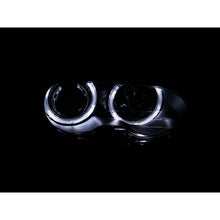 Load image into Gallery viewer, ANZO 2000-2003 BMW 3 Series E46 Projector Headlights w/ Halo Black Headlights ANZO
