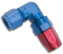 Load image into Gallery viewer, Russell Performance -12 AN Red/Blue 90 Degree Forged Aluminum Swivel Hose End Fittings Russell
