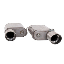 Load image into Gallery viewer, BBK Vari-Tune Axle Back Exhaust Kit 2 Adjustable Performance Mufflers 2-3/4 Pipe 4 in. Tips Axle Back BBK
