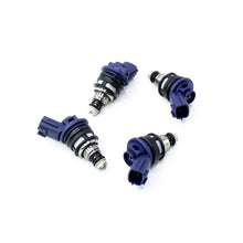 Load image into Gallery viewer, DeatschWerks Nissan G20 / SR20 / 240sx 740cc Side Feed Injectors Fuel Injector Sets - 4Cyl DeatschWerks   
