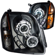 Load image into Gallery viewer, ANZO 2007-2014 Gmc Yukon Projector Headlights w/ Halo Black (CCFL) Headlights ANZO
