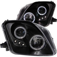 Load image into Gallery viewer, ANZO 1997-2001 Honda Prelude Projector Headlights w/ Halo Black w/ LED Headlights ANZO

